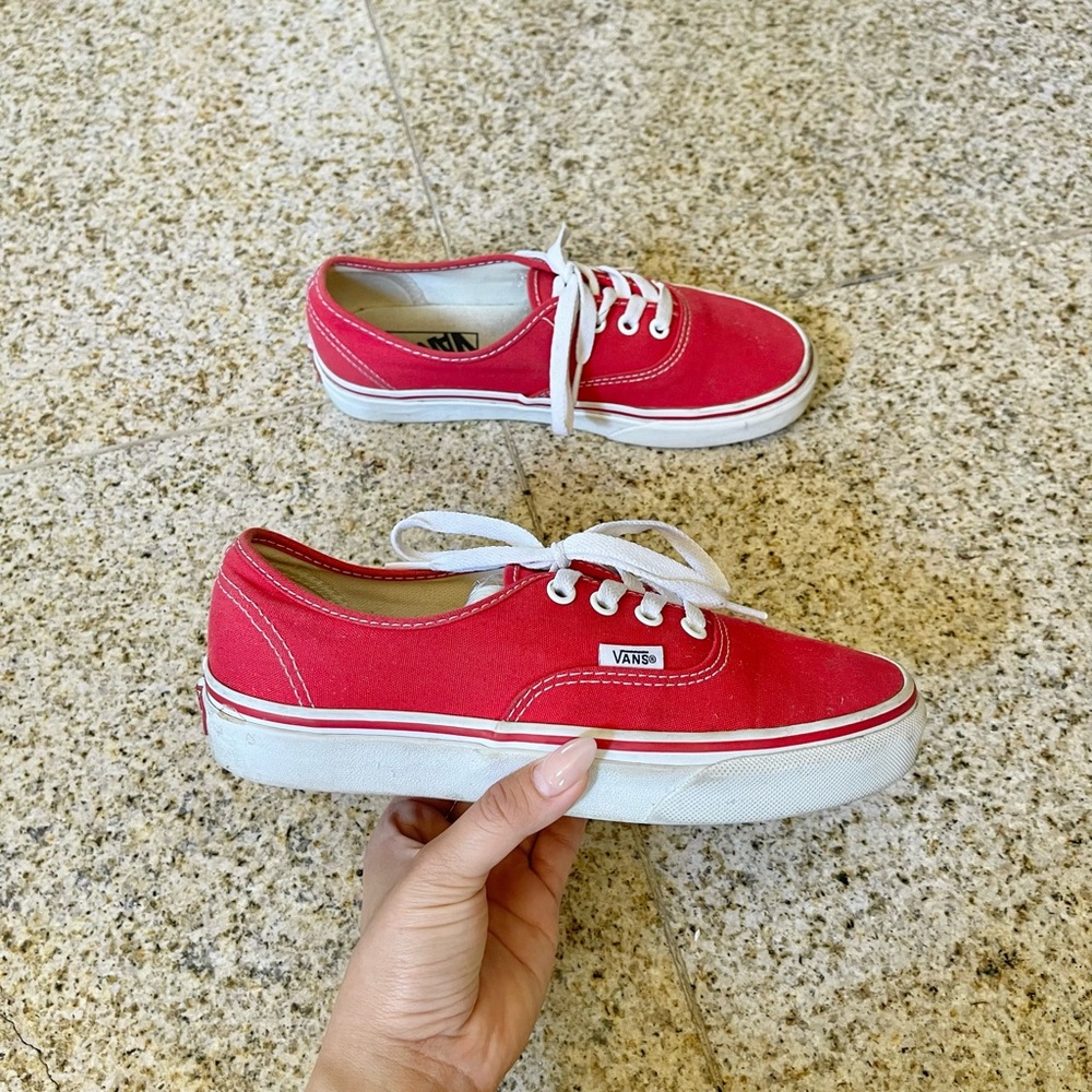 Vans Classic Red Sneakers